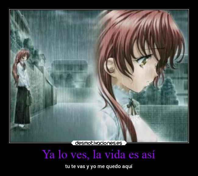 Ya lo ves, la vida es así -