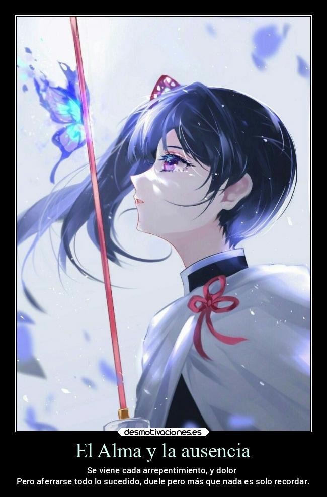 El Alma y la ausencia - Se viene cada arrepentimiento, y dolor
Pero aferrarse todo lo sucedido, duele pero más que nada es solo recordar.