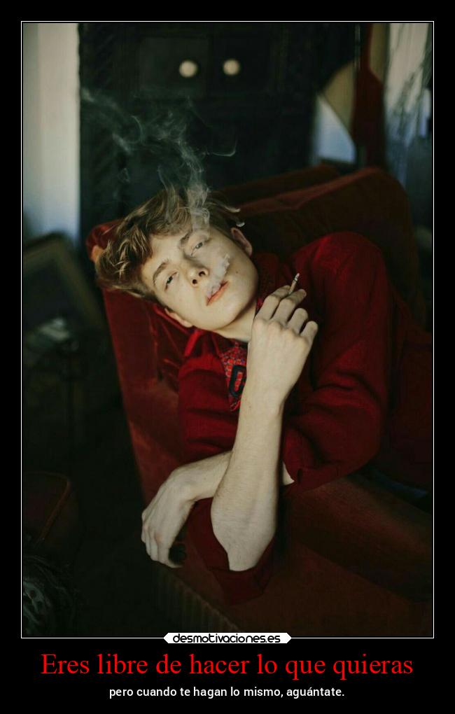 Eres libre de hacer lo que quieras -