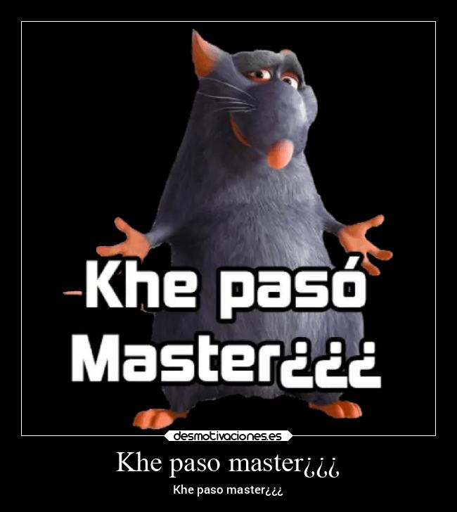Khe paso master¿¿¿ - Khe paso master¿¿¿