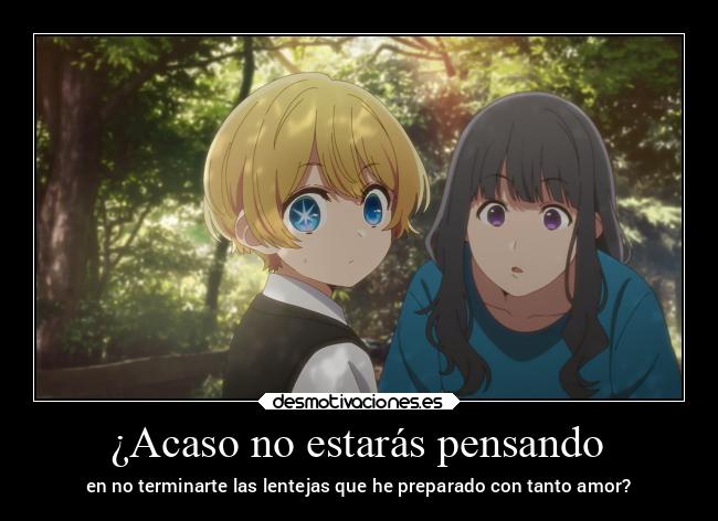 carteles anime oshinoko desmotivaciones