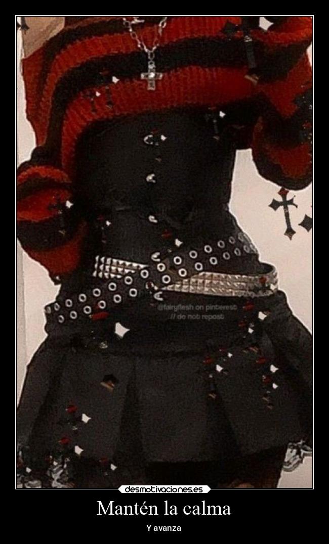 Mantén la calma - Y avanza