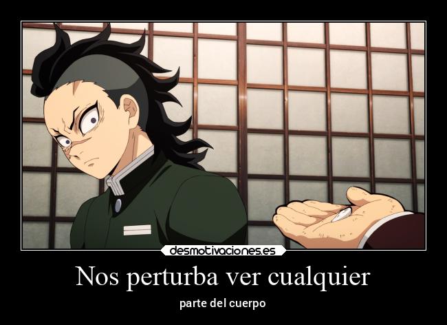 Nos perturba ver cualquier - parte del cuerpo