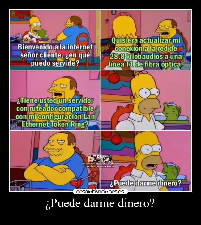 carteles dinero simpsons desmotivaciones