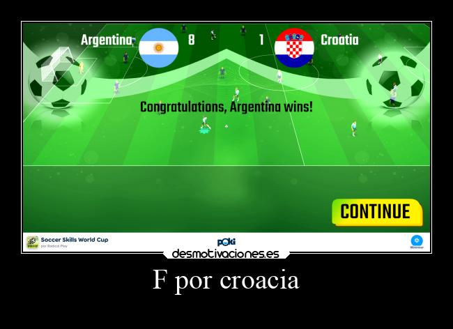 F por croacia -