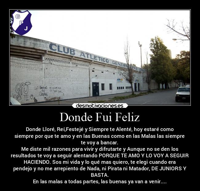 Donde Fui Feliz - 