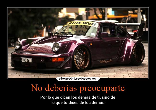 No deberías preocuparte -