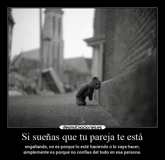 Si sueñas que tu pareja te está -