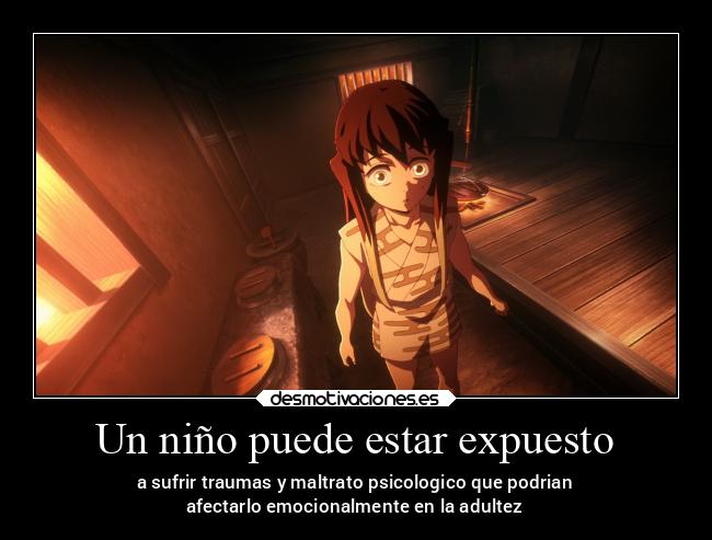 Un niño puede estar expuesto -