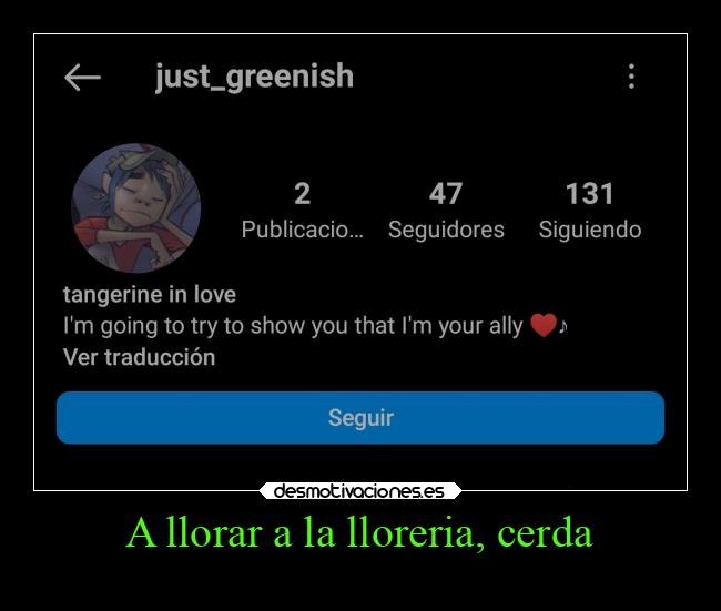 A llorar a la lloreria, cerda - 