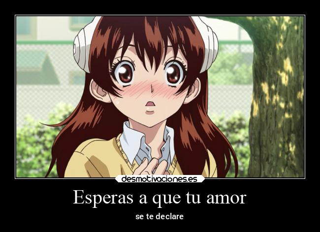 Esperas a que tu amor - se te declare