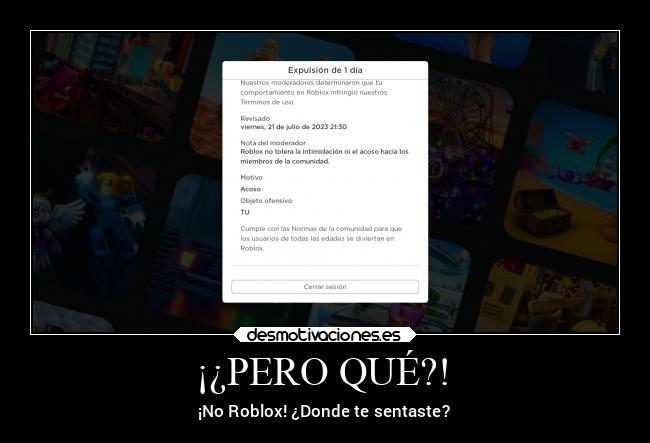 ¡¿PERO QUÉ?! - ¡No Roblox! ¿Donde te sentaste?