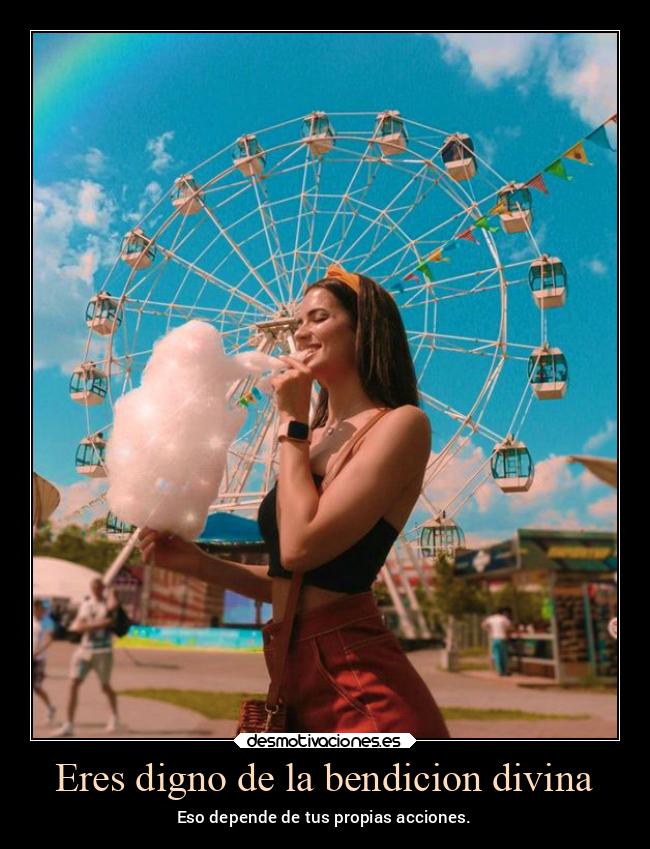 Eres digno de la bendicion divina - 