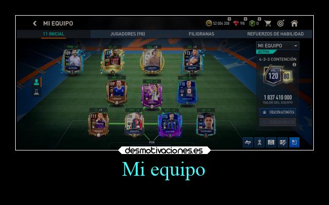 Mi equipo -