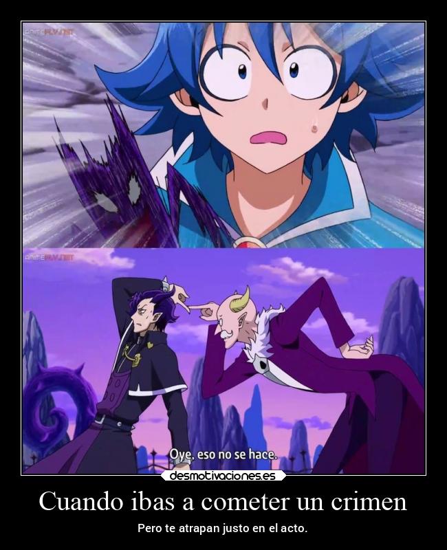Cuando ibas a cometer un crimen - Pero te atrapan justo en el acto.