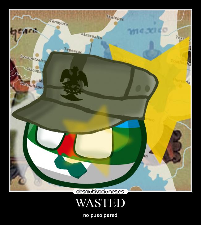 WASTED - no puso pared