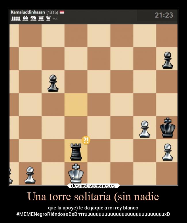 Una torre solitaria (sin nadie -