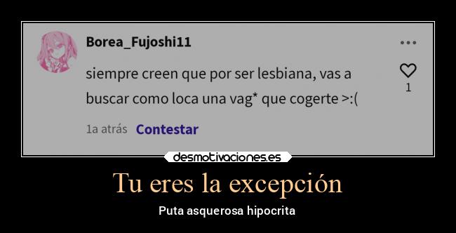 Tu eres la excepción - 