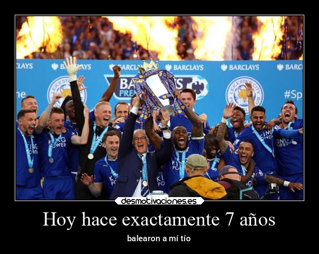 Hoy hace exactamente 7 años -