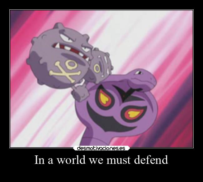 In a world we must defend - 