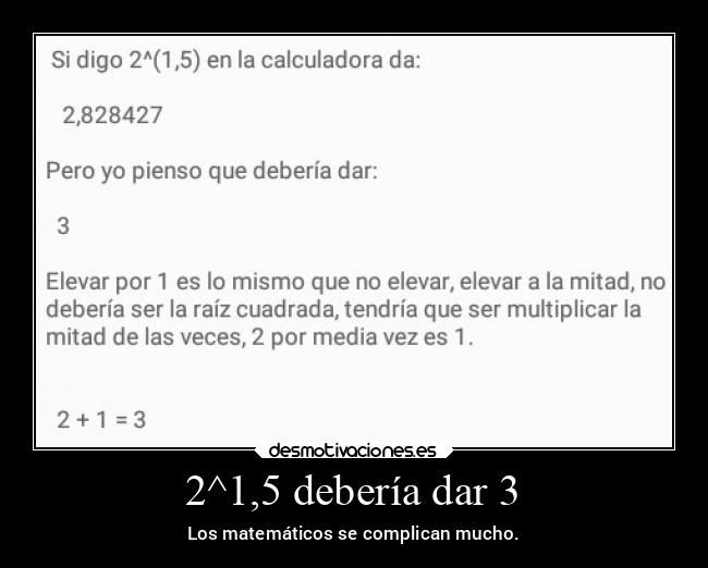 carteles criticas matematica dosala1coma5 deberia dartres desmotivaciones