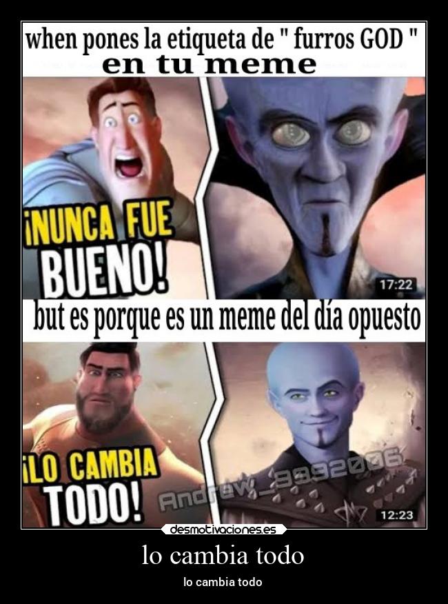 lo cambia todo - lo cambia todo