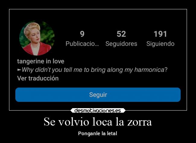 Se volvio loca la zorra - 