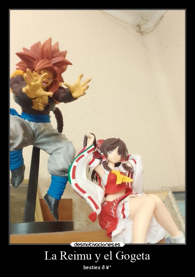 La Reimu y el Gogeta - besties 🥰