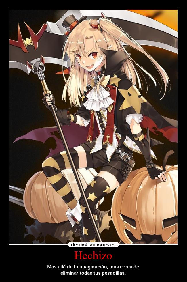 Hechizo - Mas allá de tu imaginación, mas cerca de
eliminar todas tus pesadillas.