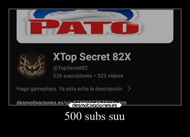 500 subs suu - 