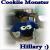 Hillary Cookiie Monster!