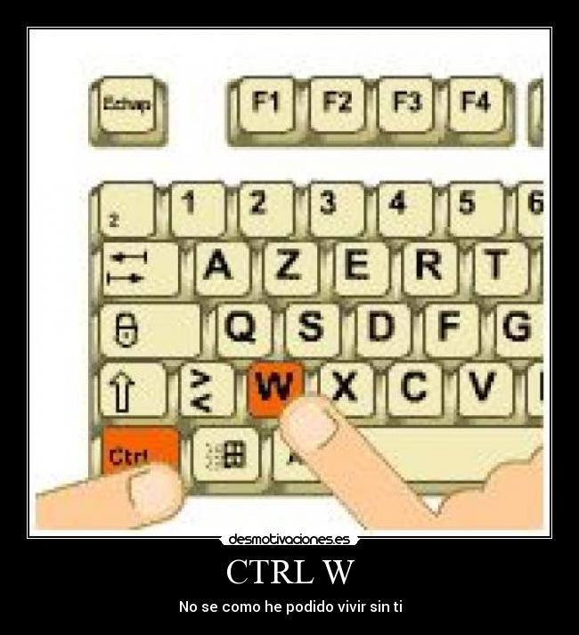 Ctrl w. Ctrl f картинка.
