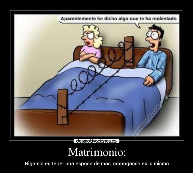 Matrimonio: | Desmotivaciones