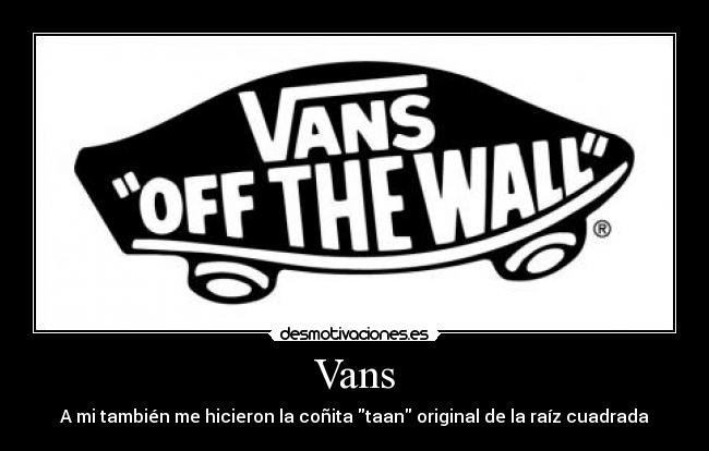 que significa vans off the wall que significa vans off the wall