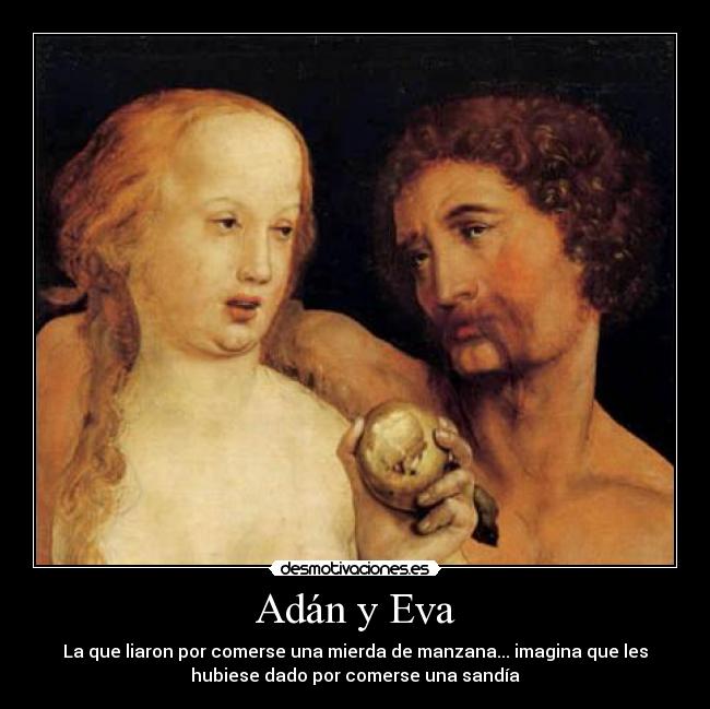 Adán y Eva | Desmotivaciones