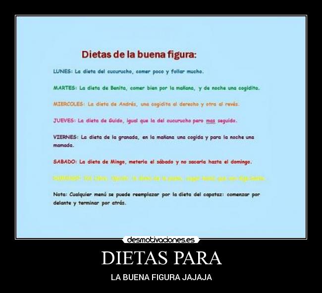 Dieta de la granada chiste