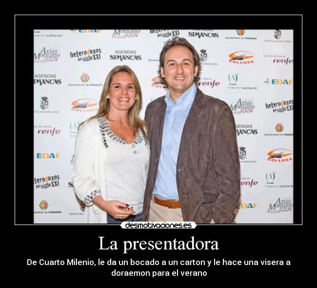 La presentadora | Desmotivaciones La presentadora | Desmotivaciones
