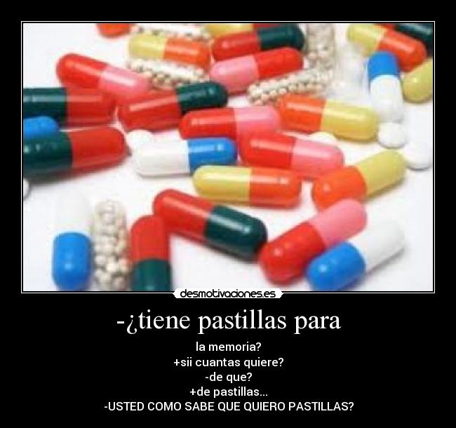 Memoria la pastillas para