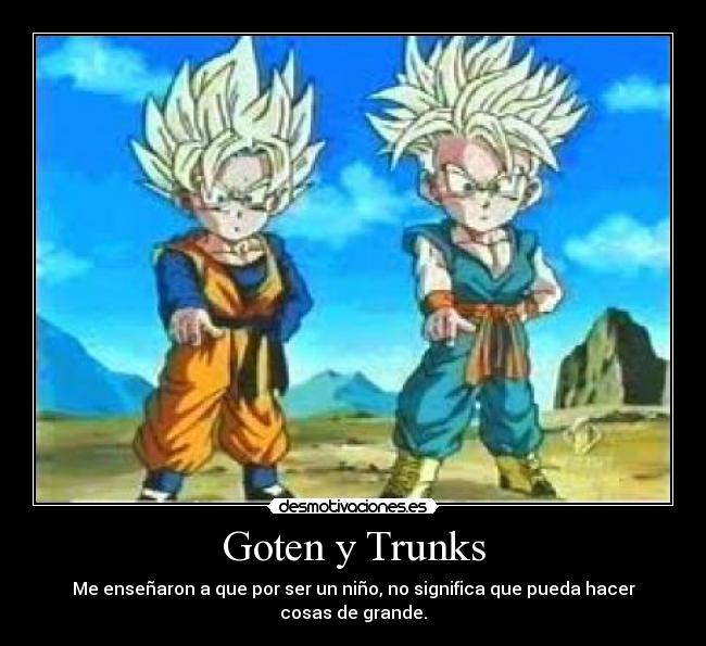 Gay goten trunks Trannies hot stuff