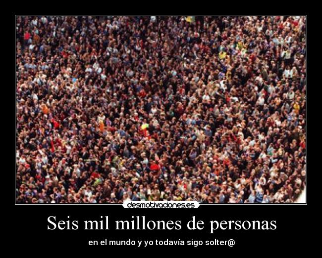 afiches para solteros