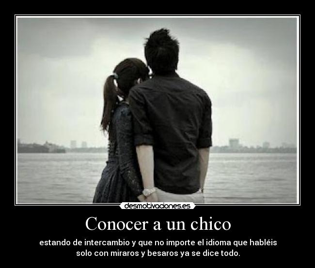 conocer a un chico