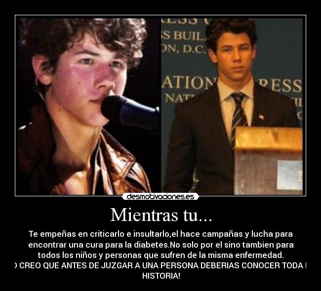 citas de nick jonas sobre diabetes citas de nick jonas sobre diabetes