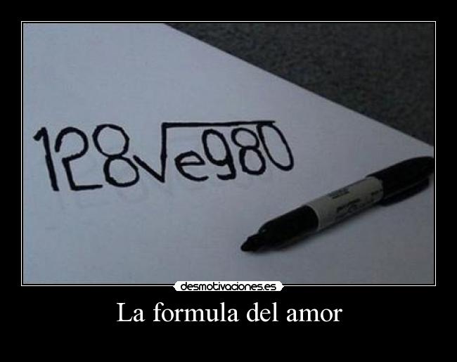 La Formula Del Amor