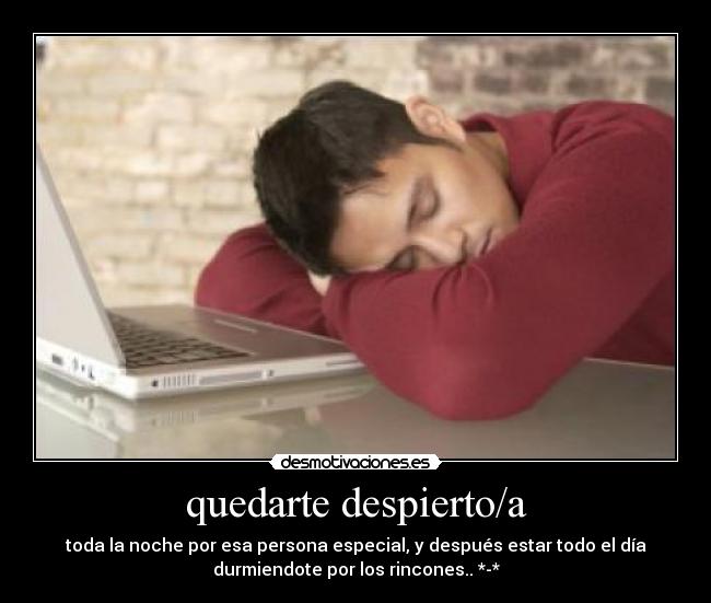 Toda despierto noche la para estudiar estar como