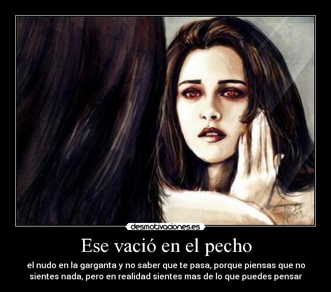 siento un nudo en el pecho