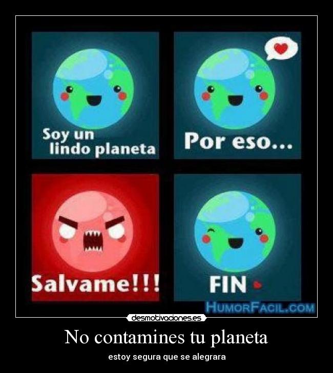 Resultado de imagen para NO CONTAMINES