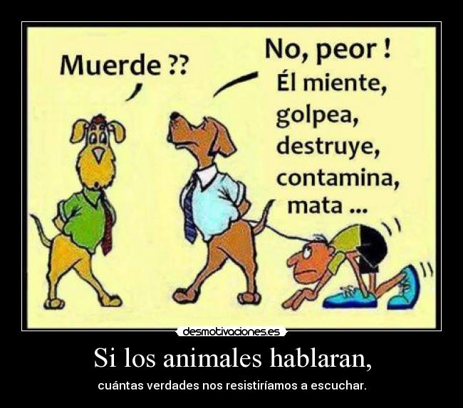 Resultado de imagen para sI LOS PERROS HABLARAN