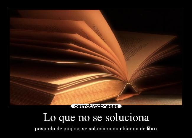 carteles soluciona cambiando libro pagina desmotivaciones