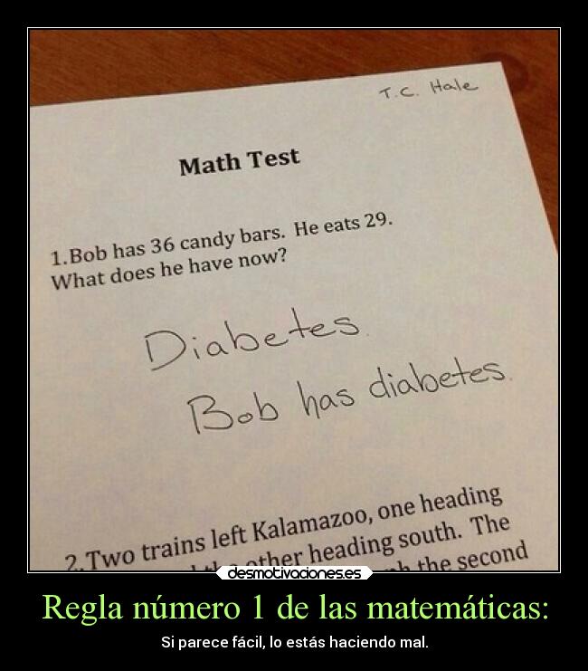 problema de matemáticas de diabetes bob problema de matemáticas de diabetes bob