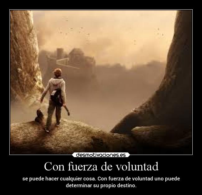 Frases de fuerza y voluntad
